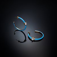 Orecchini Chiara Ferragni Donna Love parade in Lega metallica J19AVI24